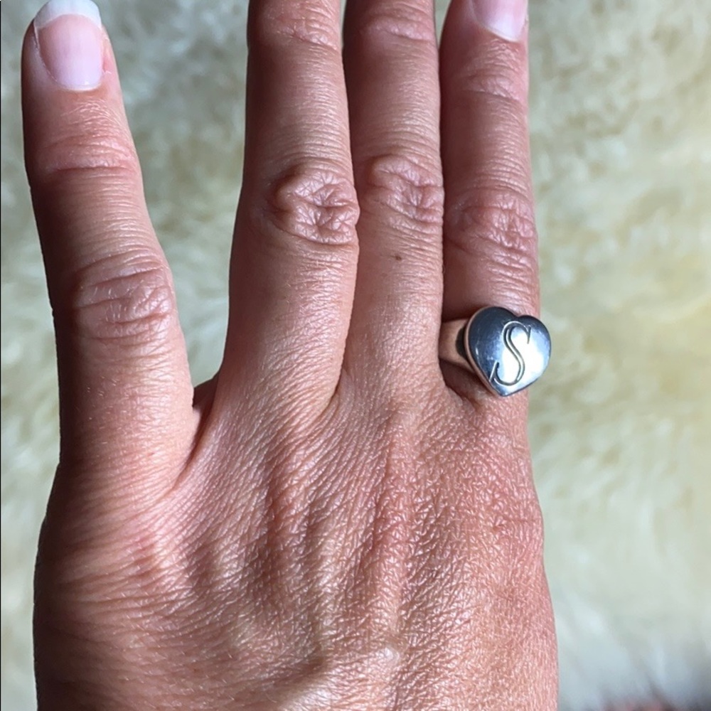 JAMES AVERY Button Heart Signet Ring